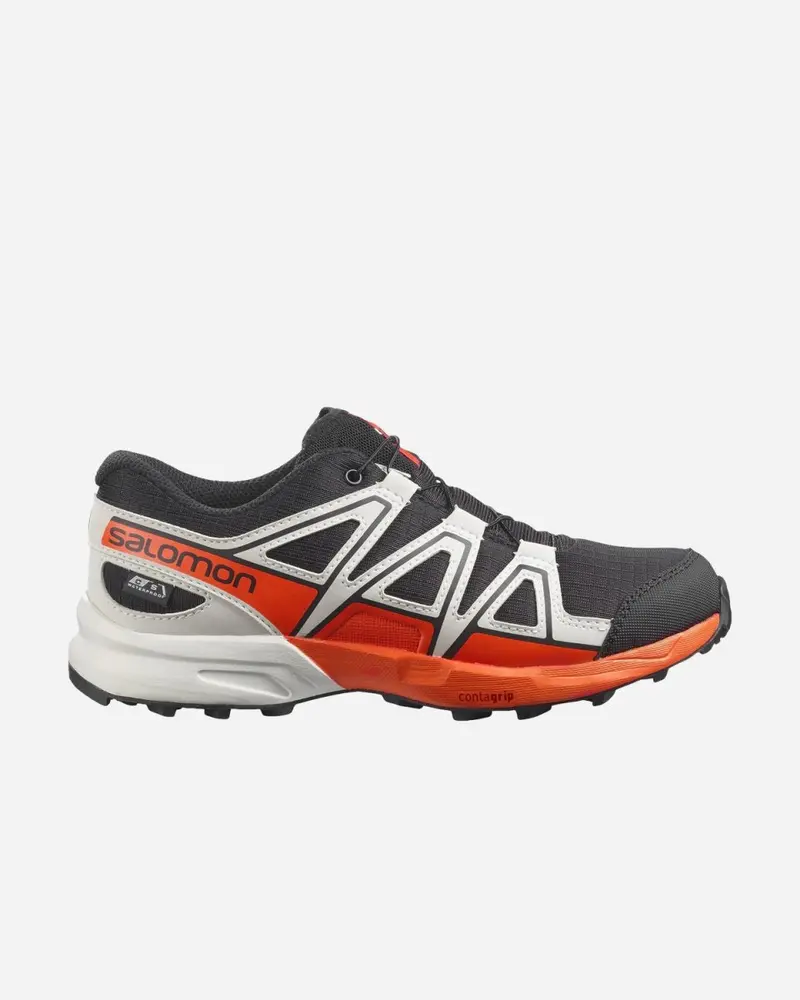 Speedcross Waterproof - Black/Lunar Rock/Cherry
