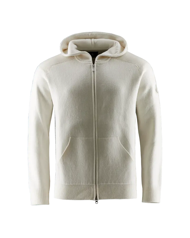 Spine Knitted Zip Hood