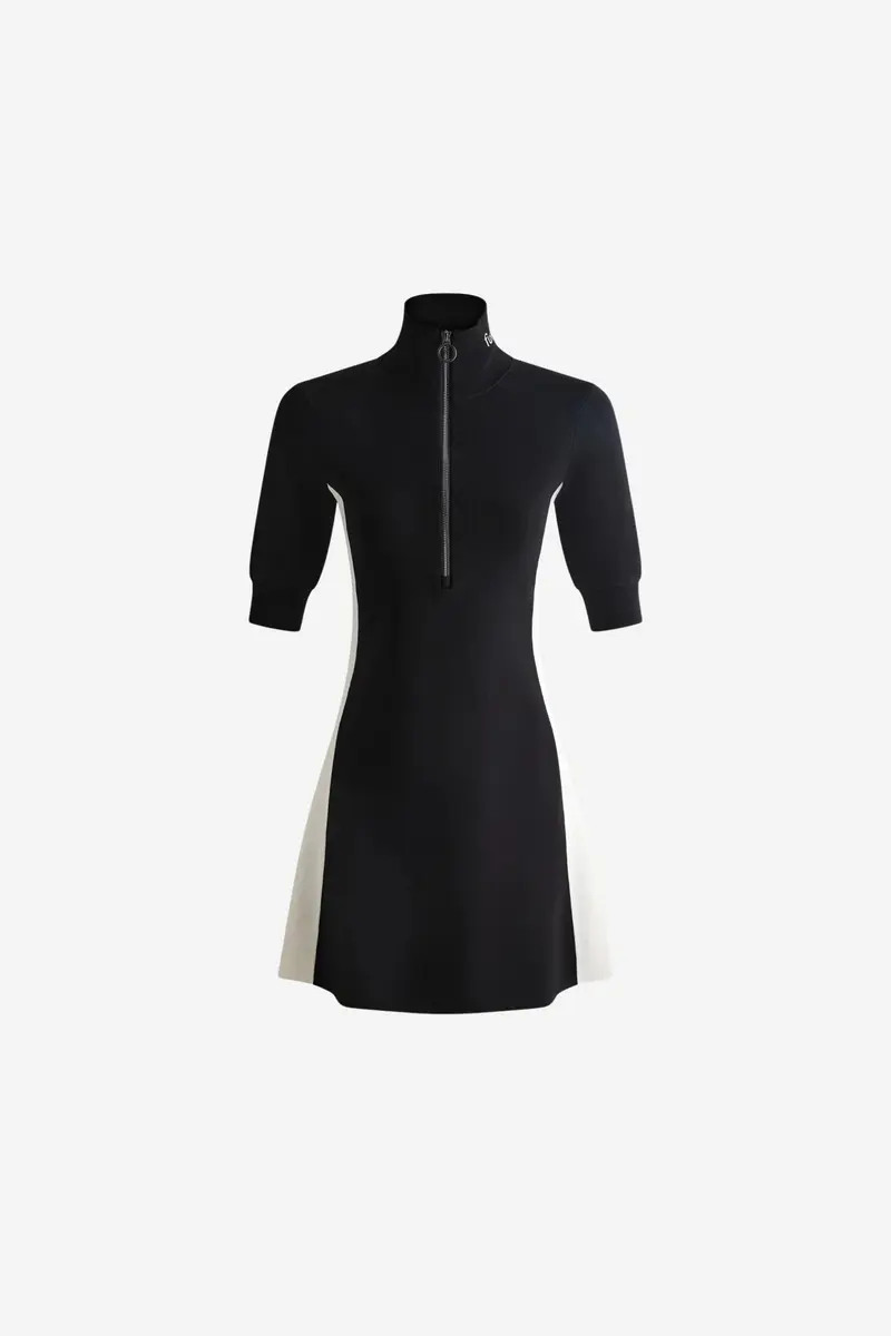 Spinella Dress Noir/Flocon