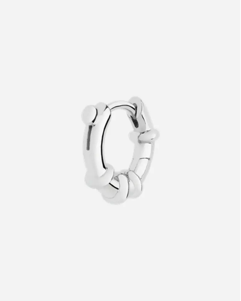 Spring Huggie - Silver HP