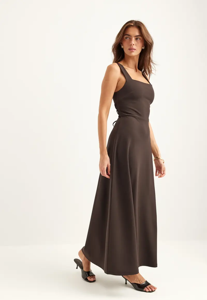 Square Neck Corset Dress