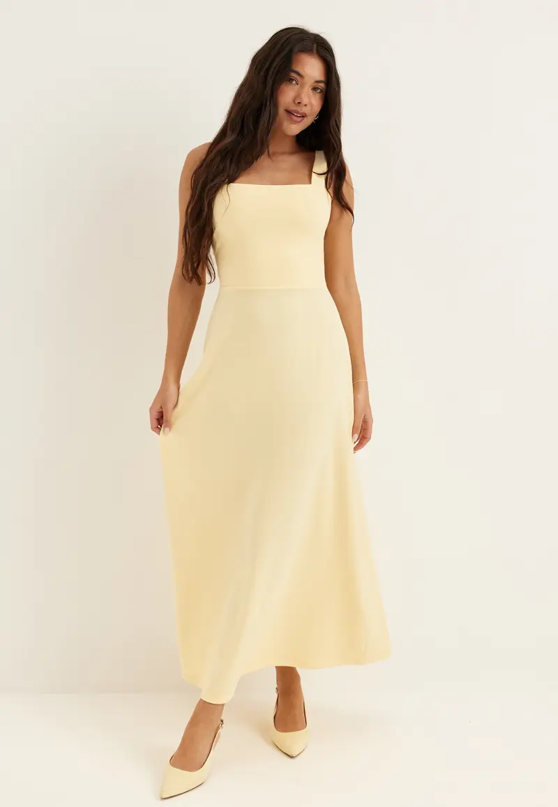 Square Neck Corset Dress