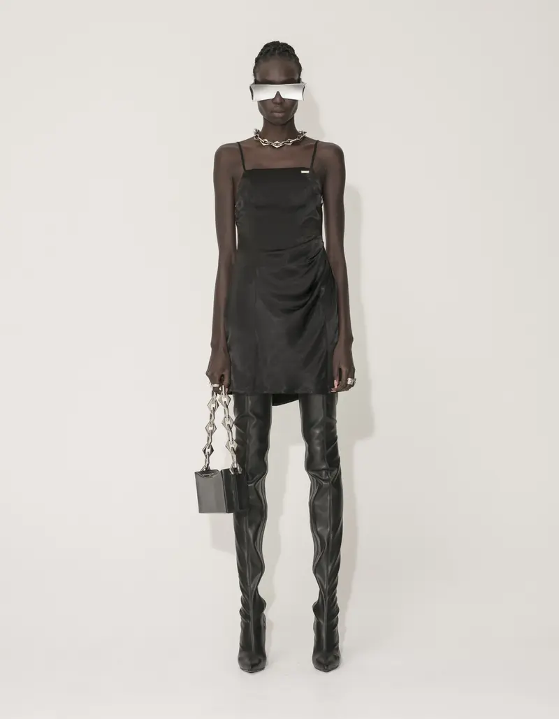 Square Neck Mini Dress
