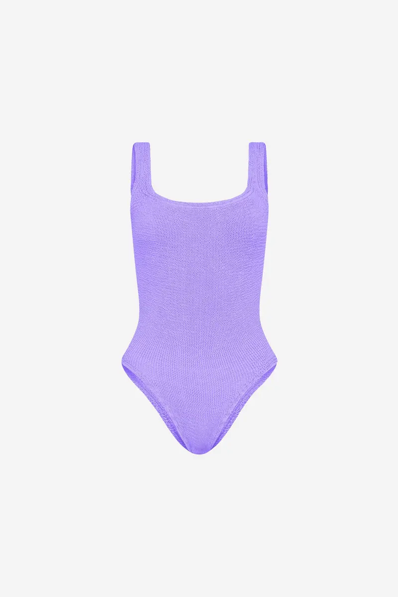 Square Neck Swim Lilac
