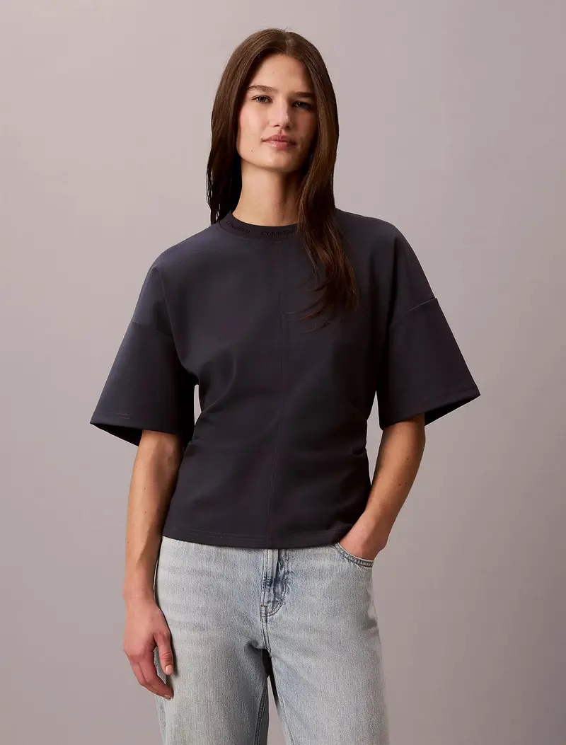 Ss Logo Neck Detail Interlock To