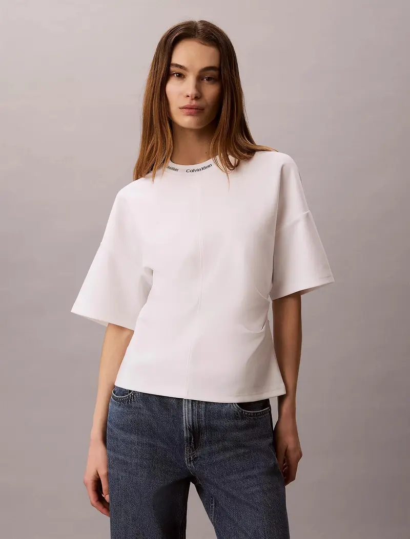 Ss Logo Neck Detail Interlock To