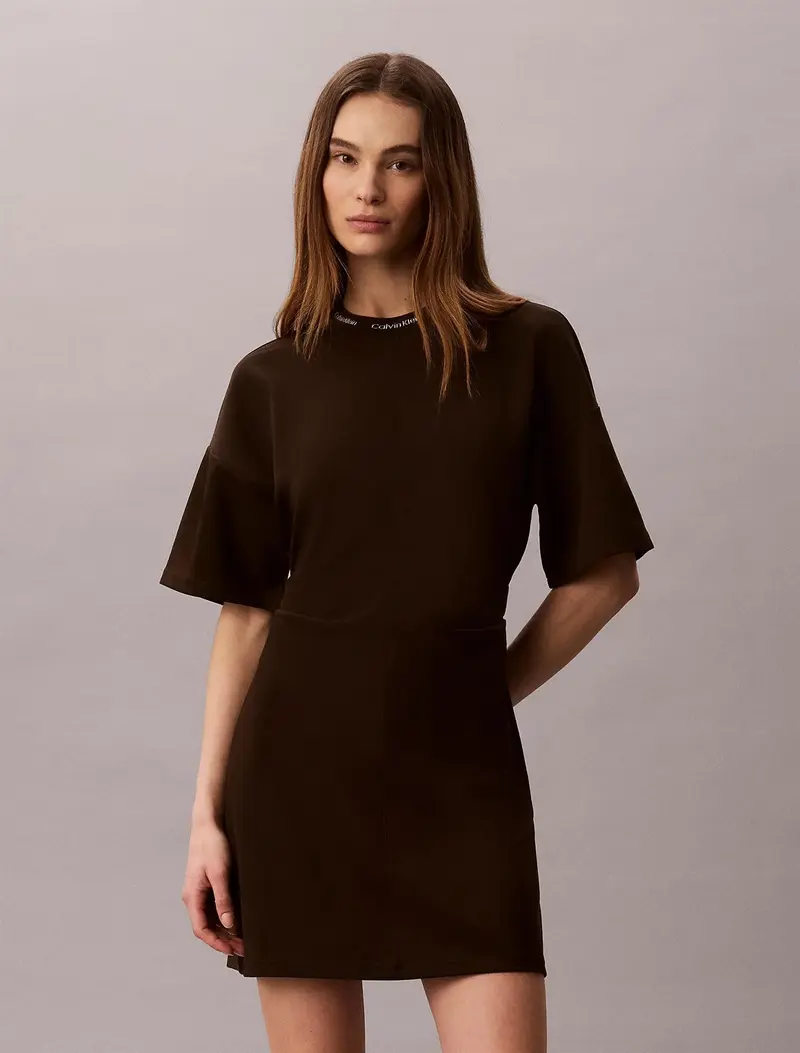 Ss Logo Rib Interlock T-Shirt Dr