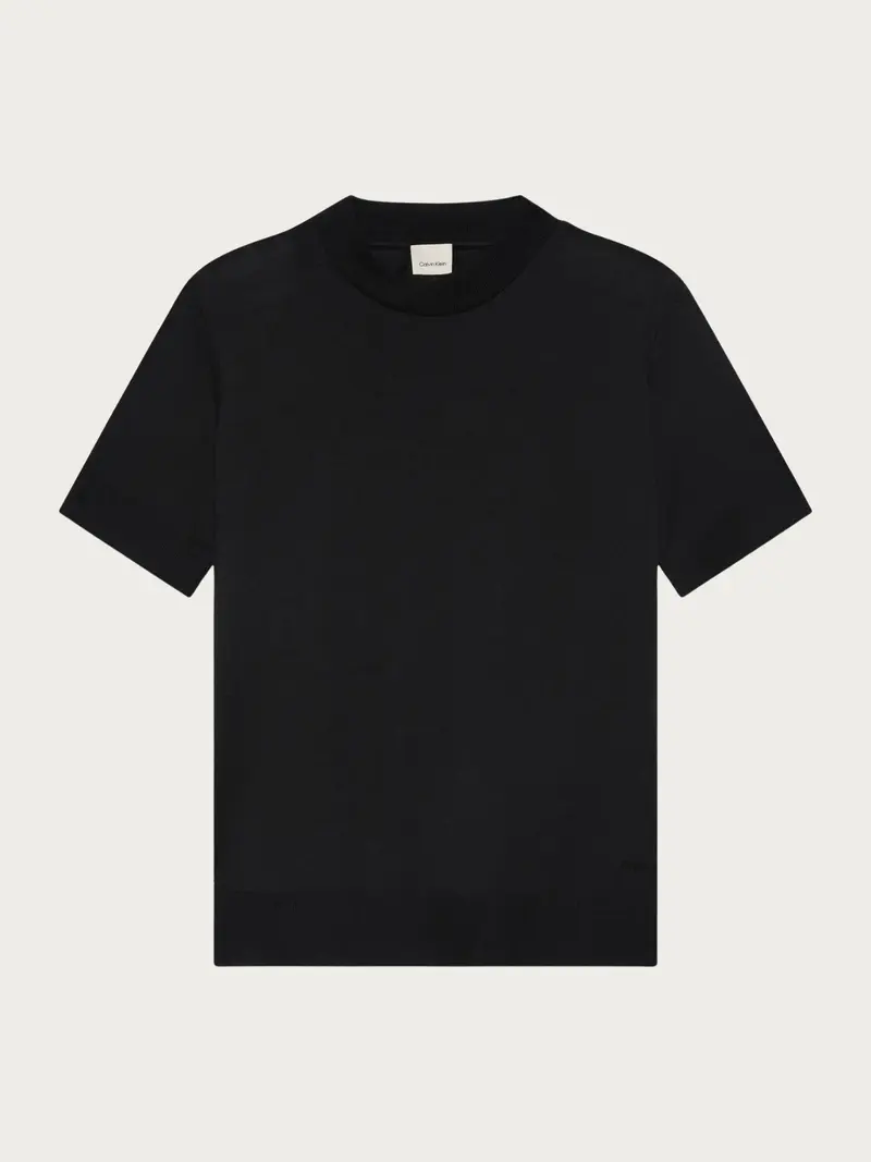 SS Refined Cotton Mock Nk Tee