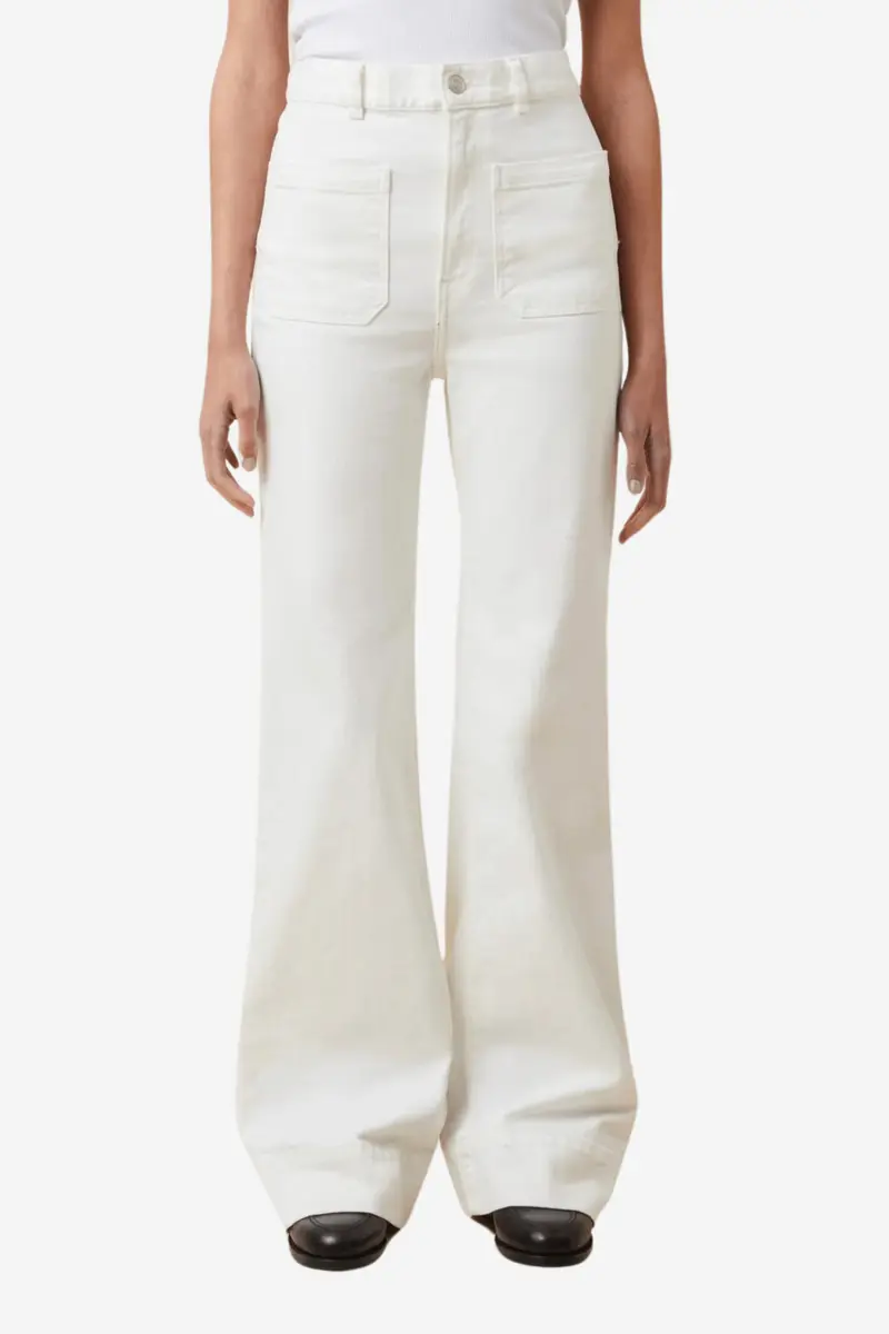 St Monica Jeans Natural White