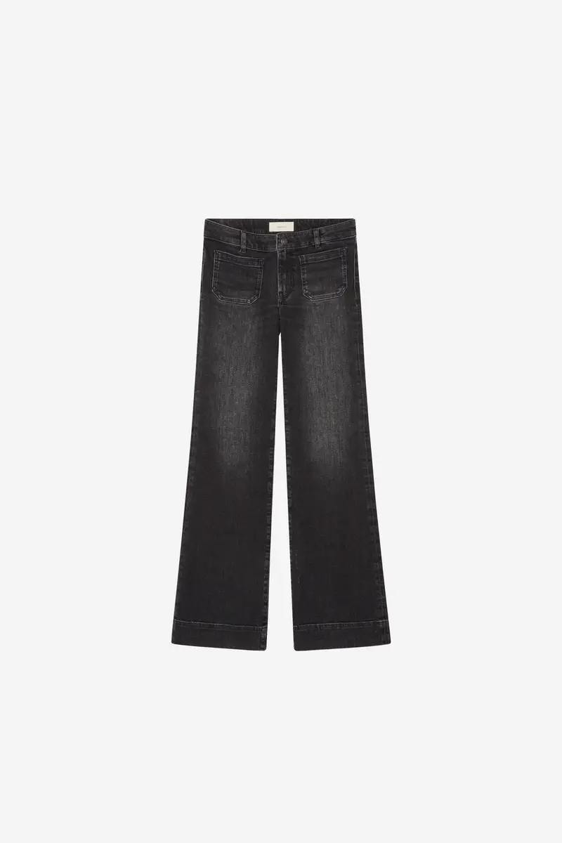 St Monica Low Washed Black
