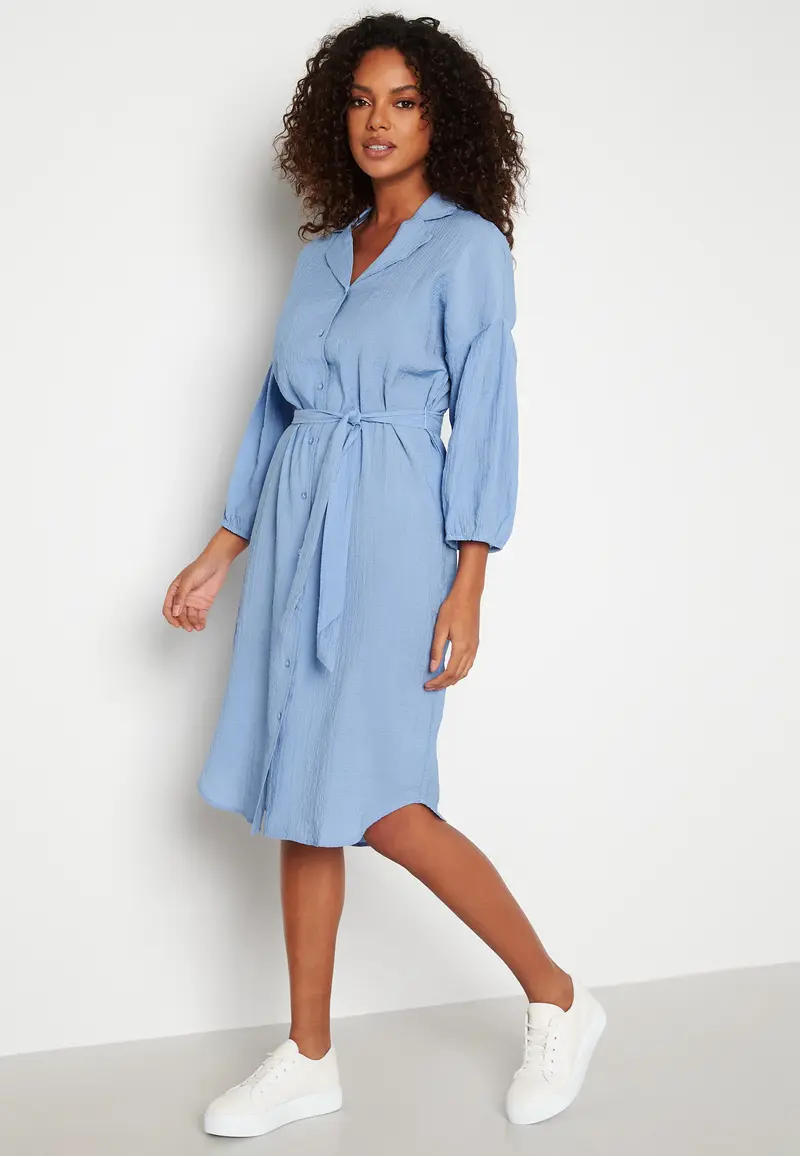 Stacy 3/4 Shirt Dress