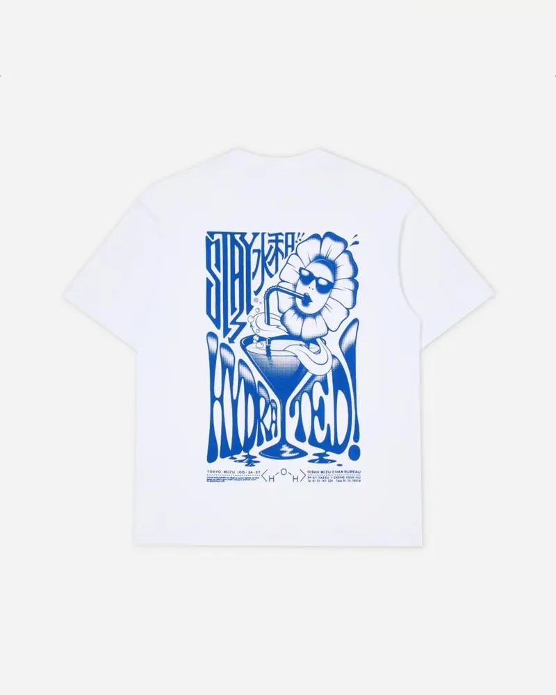 Stay Hydrated T-shirt - White