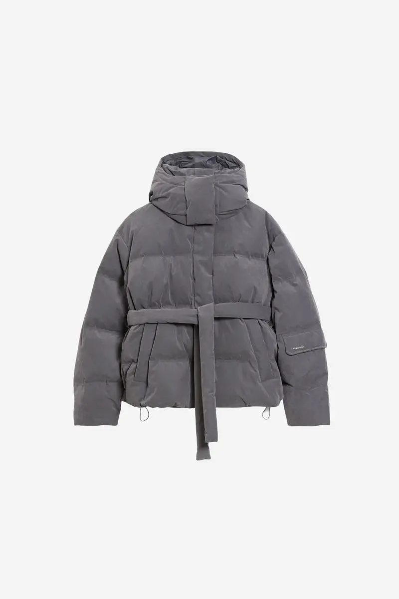 Steilia Brushed Down Jacket Grey