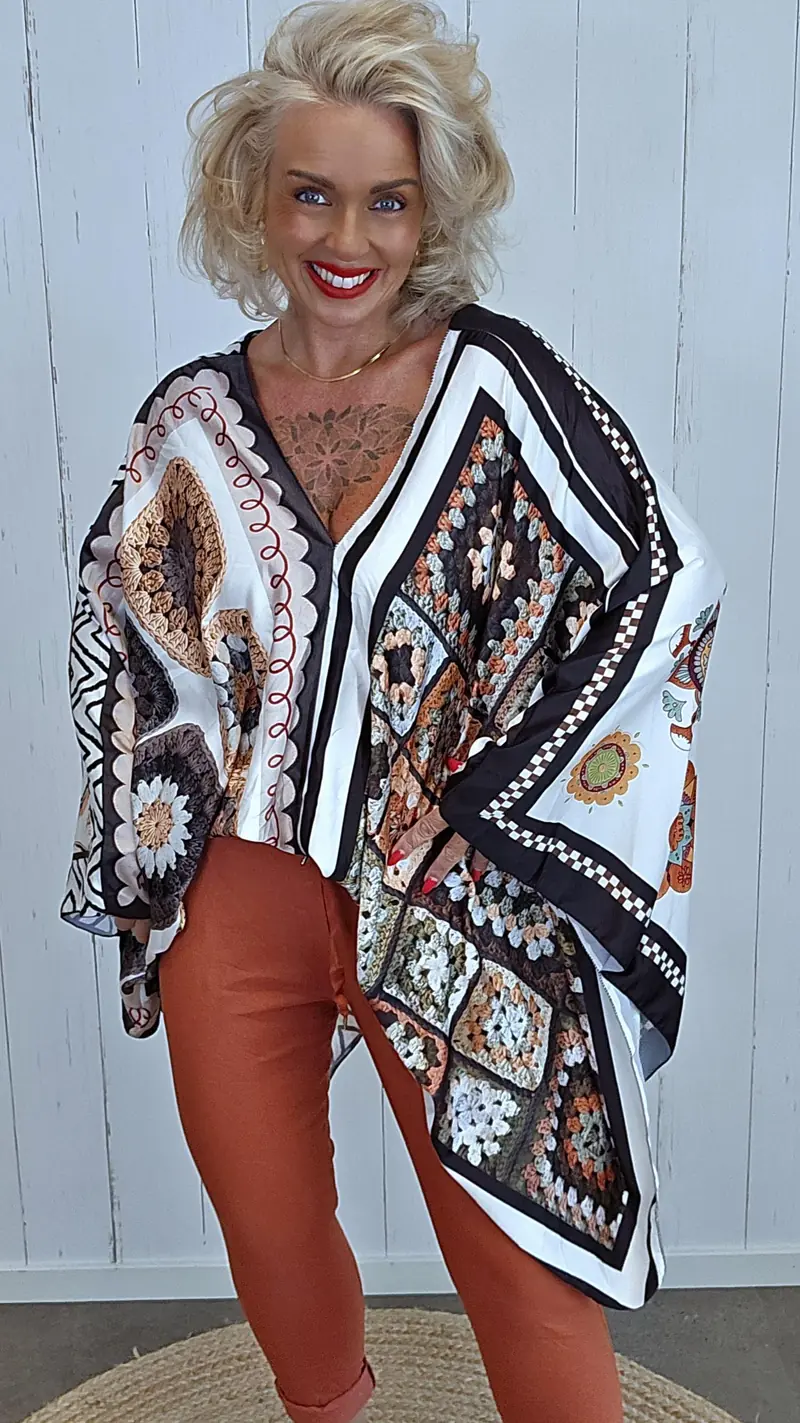 Stella Poncho topp