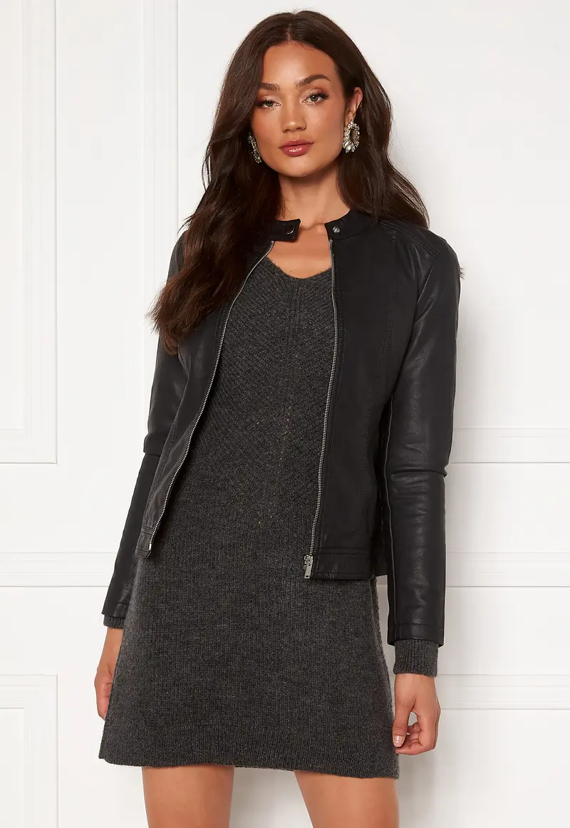 Stormy Faux Leather Jacket