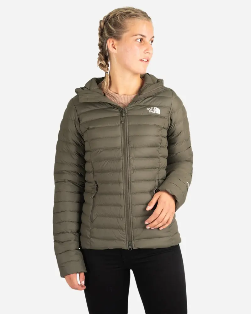 Stretch Down Hoodie - New Taupe Green
