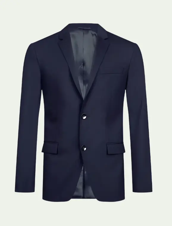 STRETCH WOOL SLIM SUIT BLAZER