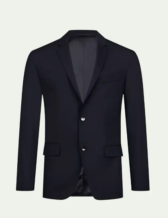 STRETCH WOOL SLIM SUIT BLAZER