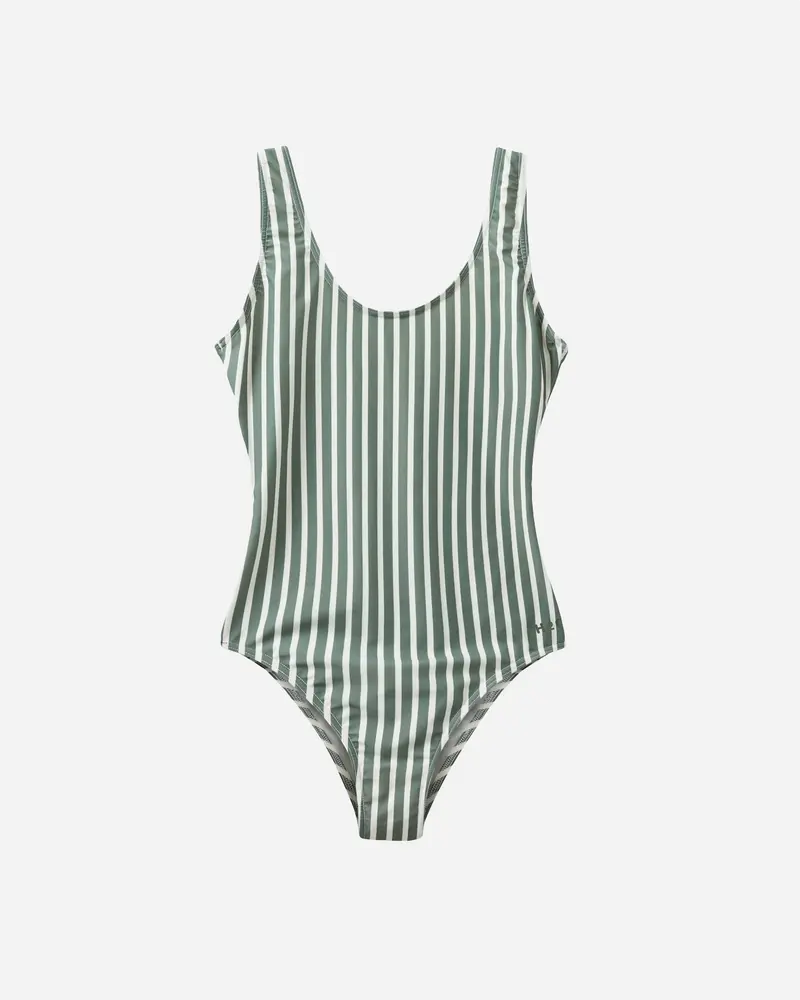 Stripe Swim Suit