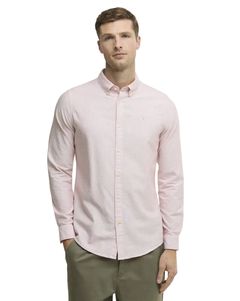 Striped Oxford Tailored Long-Sleeved Shirt