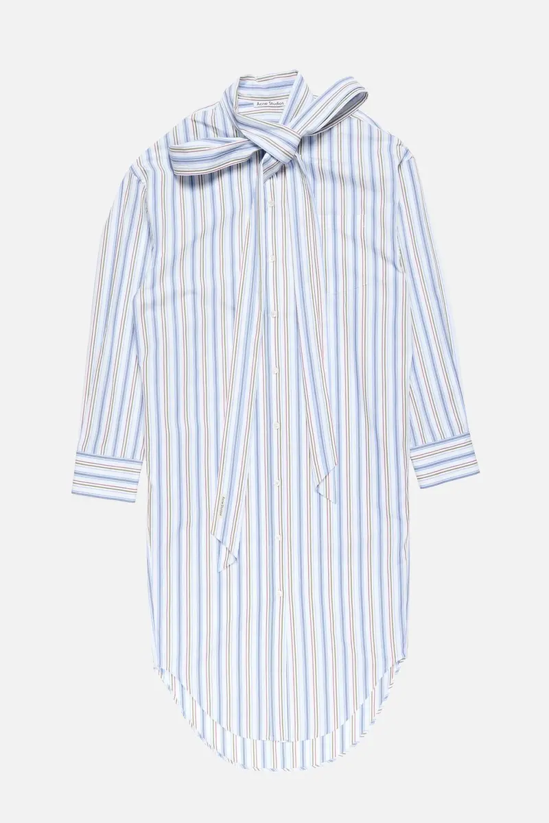 Striped Shirt Dress