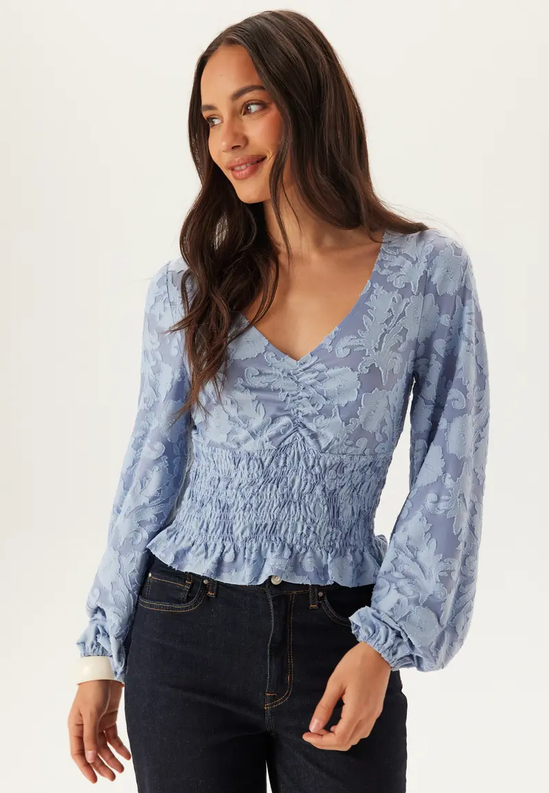 Structure Floral Smock Top