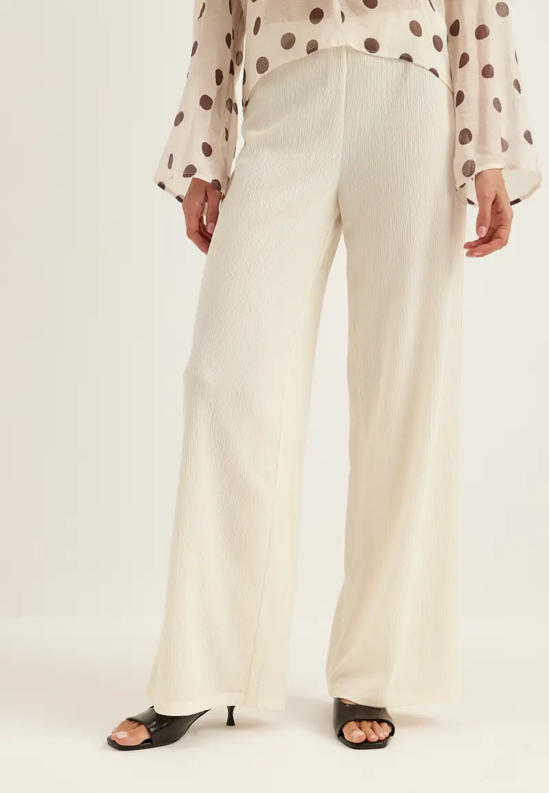Structure Wide Trousers