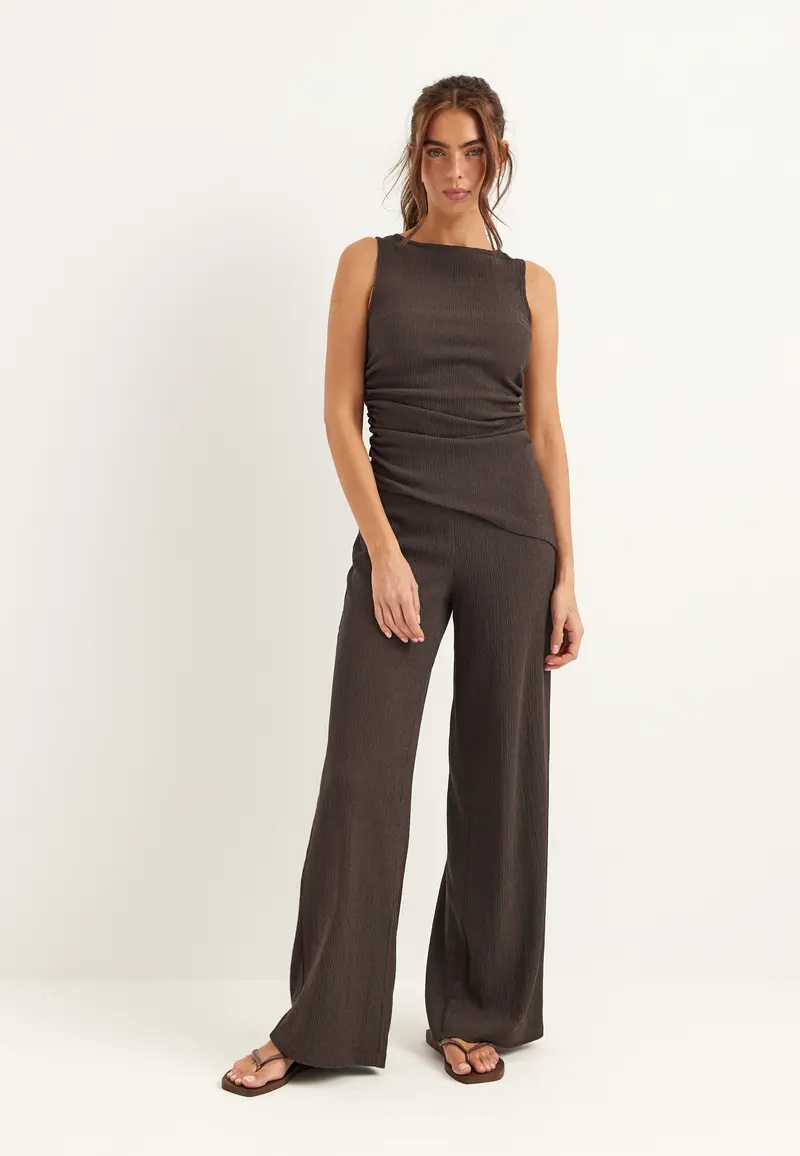 Structure Wide Trousers