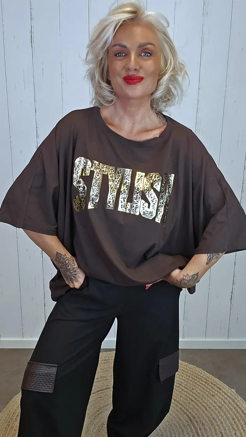 Stylish Topp brun