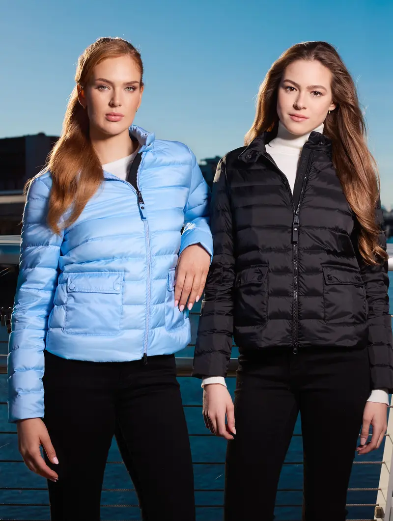 Summer down jacket Light Blue