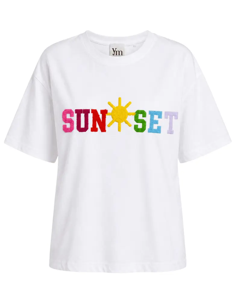 Sunset t-shirt White