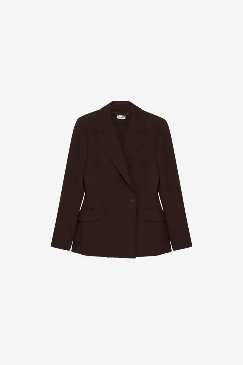 Surabhi Hourglass Blazer Chocolate