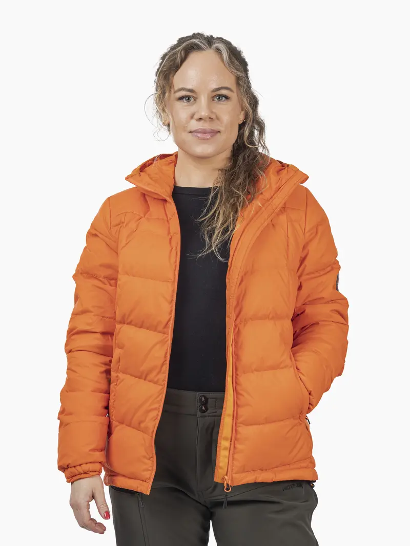 Svalbard dunjakke Dame Mandarin