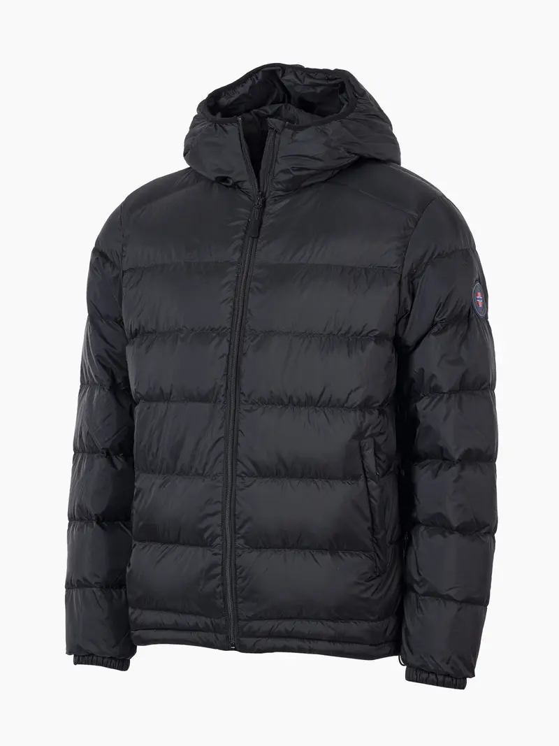 Svalbard dunjakke herre Sort