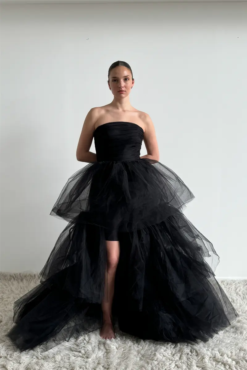 Swan dress Black