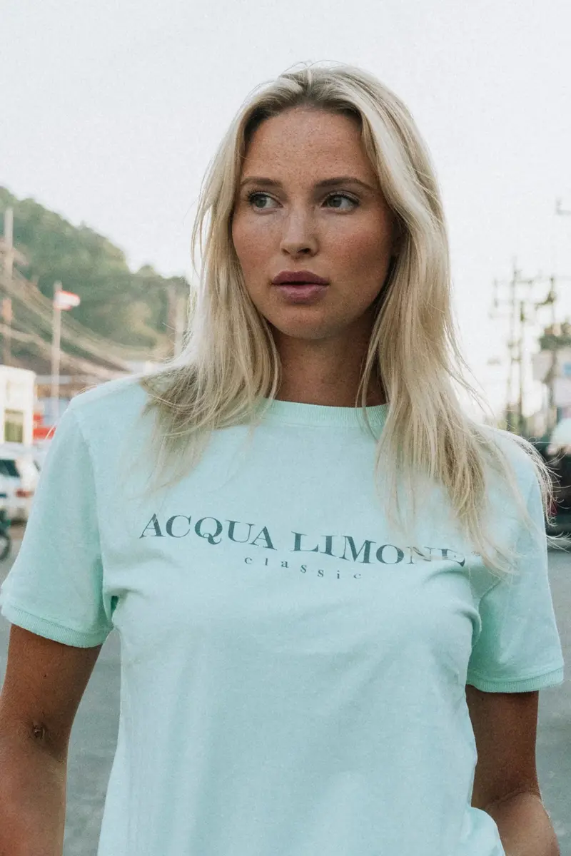 T-shirt Classic Aqua