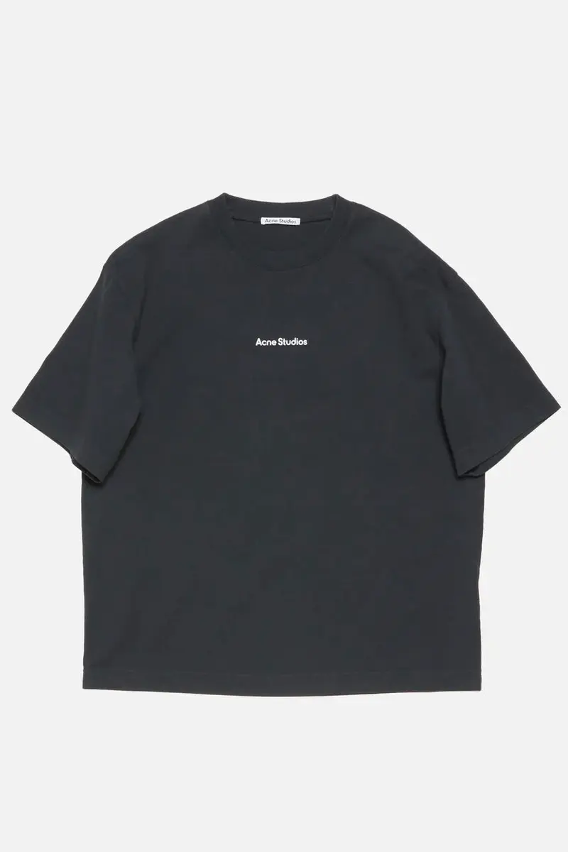 T-Shirt Stamp Logo Relaxed Fit Black