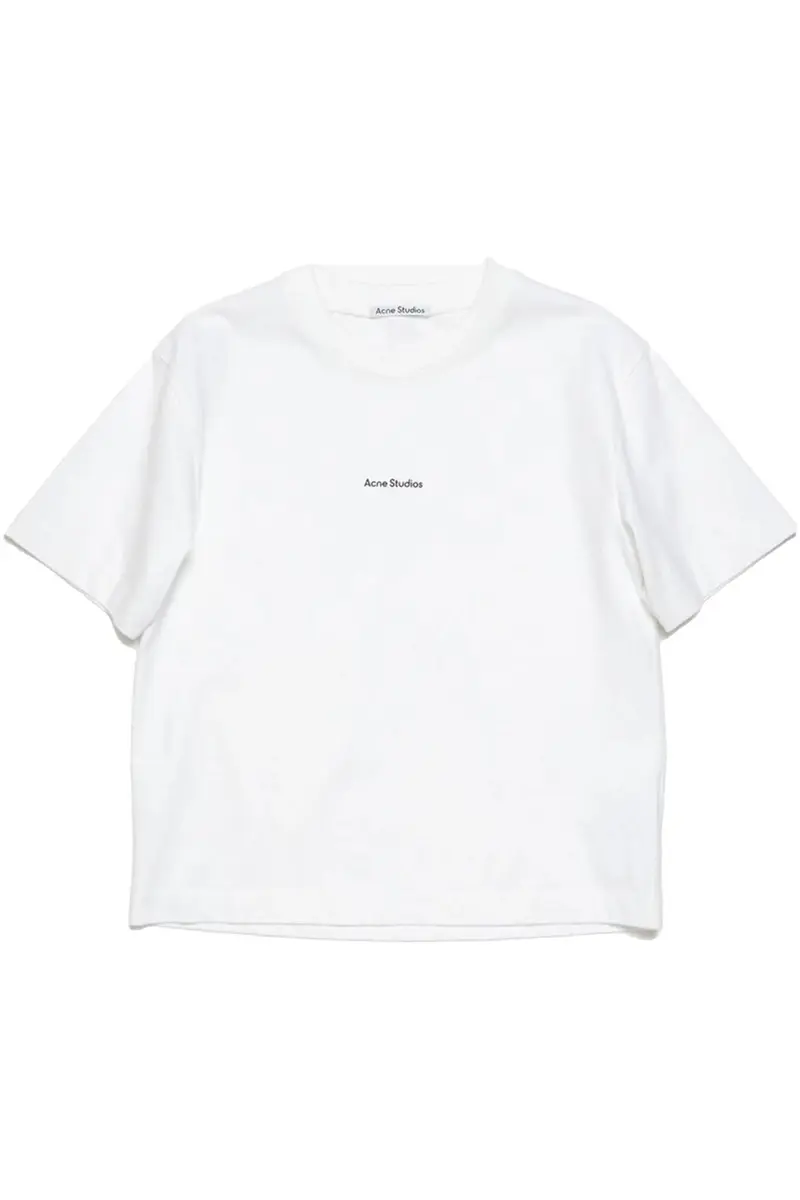 T-Shirt Stamp Logo Relaxed Fit Optic White