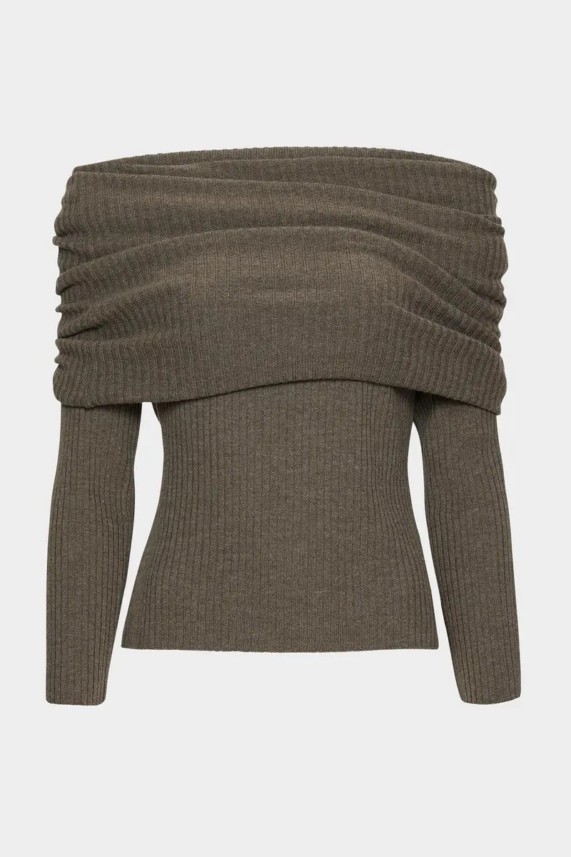 Talina Merino Top Wood