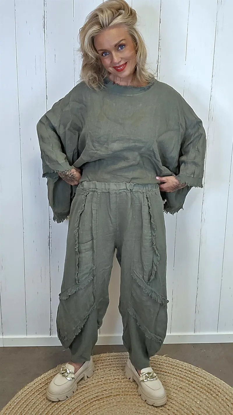Tamara baggy bukse kaki