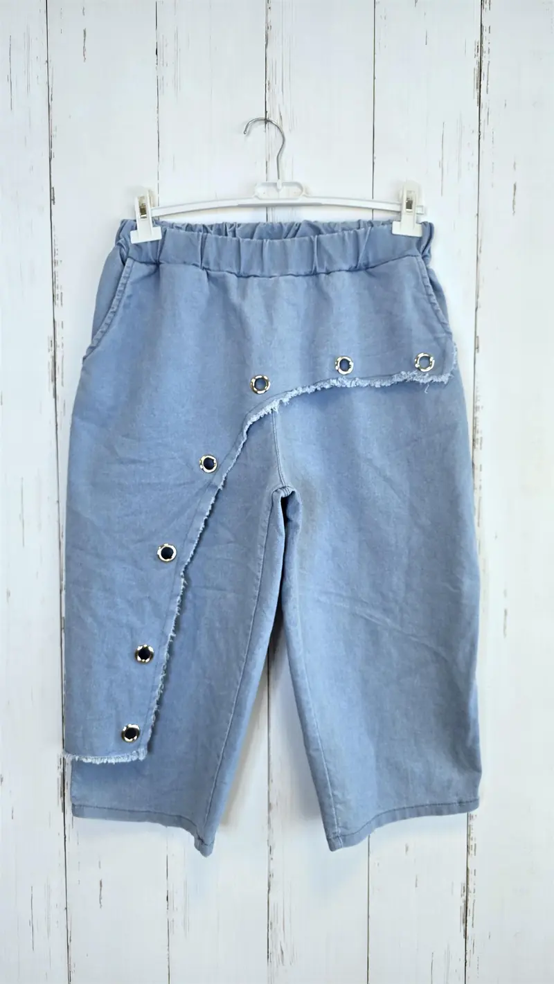 Tanja denim jogger capri