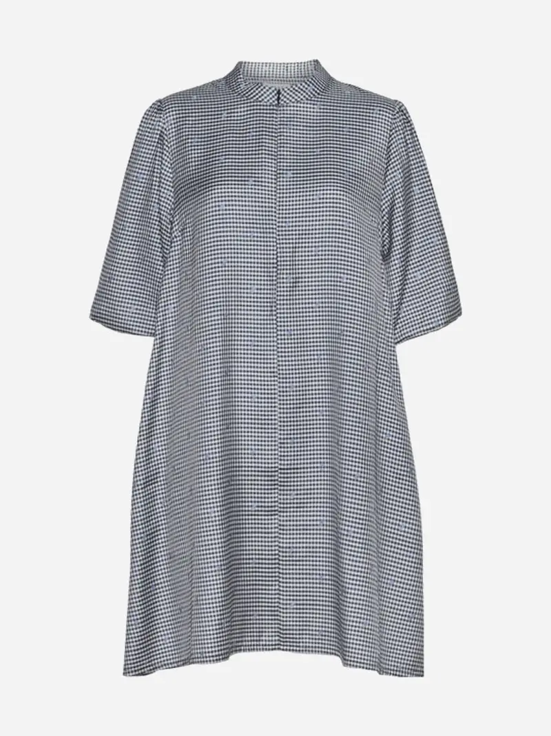 Tanja Dress - Grey Check