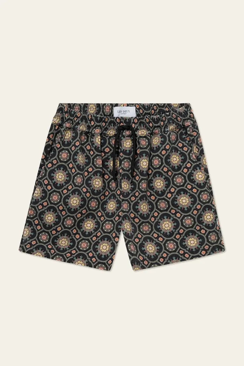 Tapestry Shorts Black/Surplus Green