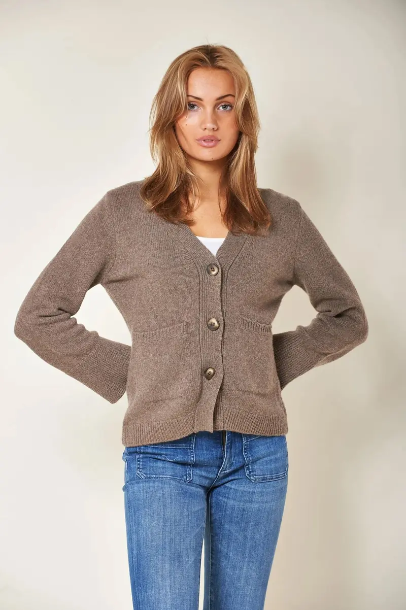 Tate Cardigan - Taupe