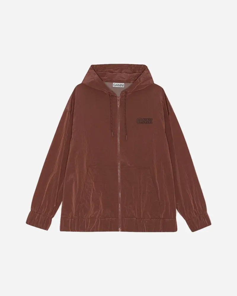 Tech Fabric Jacket - Root Beer