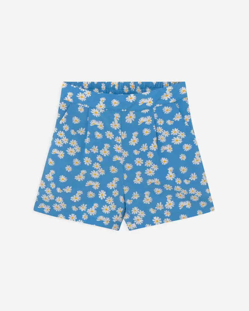 Teen Dana Flower Shorts - Blue