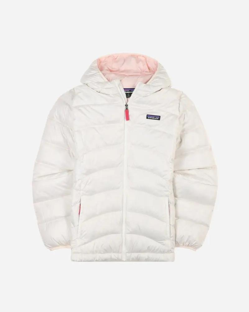 Teen Down Hoody Jacket - Birch White