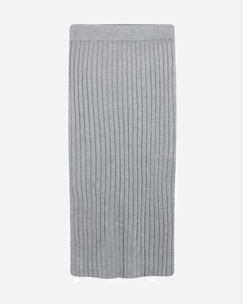 Teen Else Knit Skirt - Grey Melange