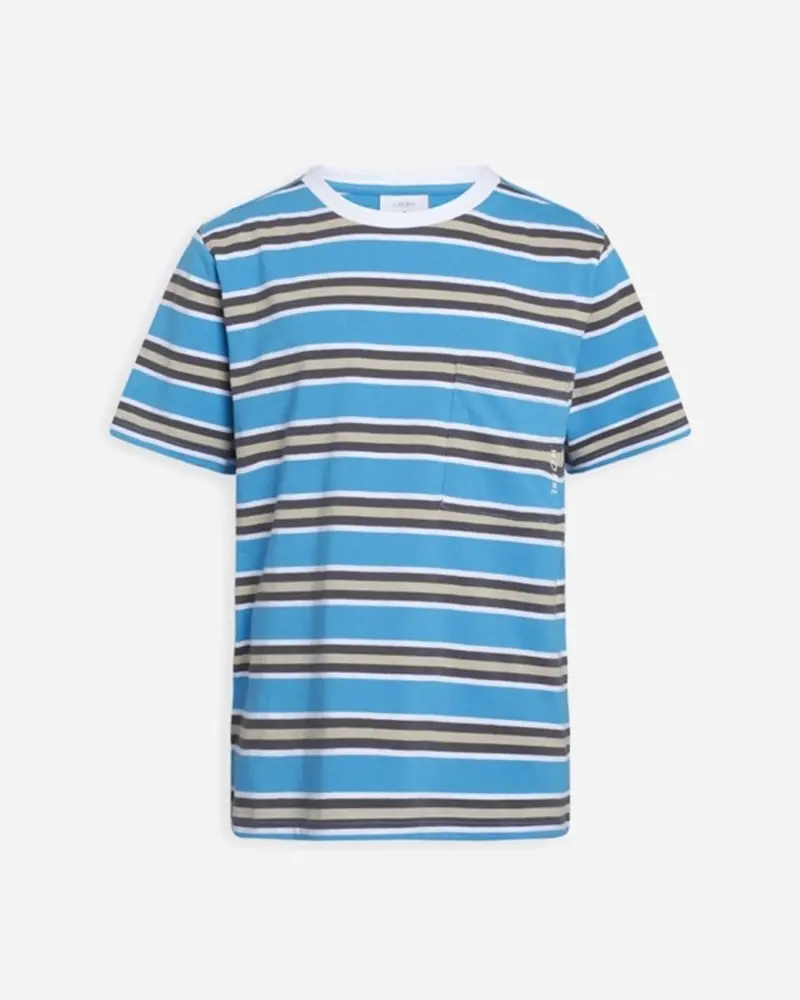 Teen Jon Stripe Tee - Blue