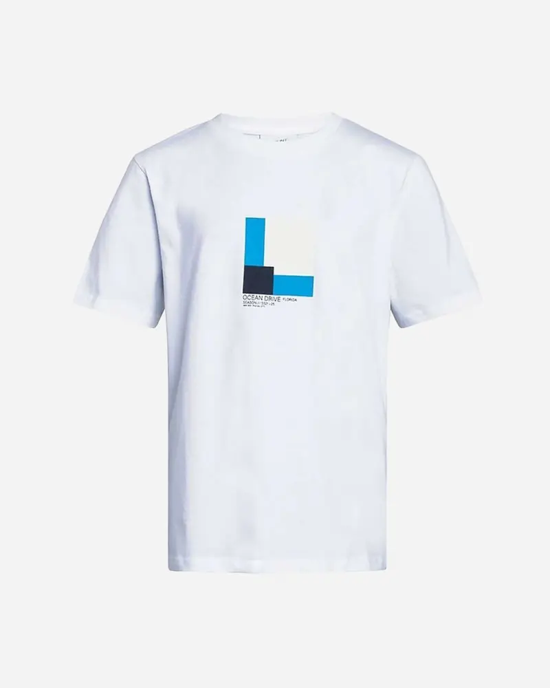 Teen Square Box Tee - White